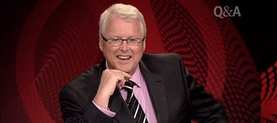 Tony Jones compered the first Q&A program in Shanghai.